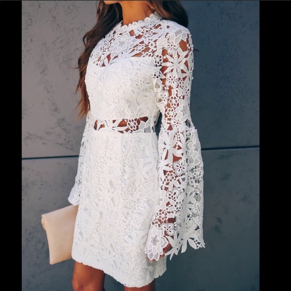 Endless Rose Dresses & Skirts - White lace dress Fll